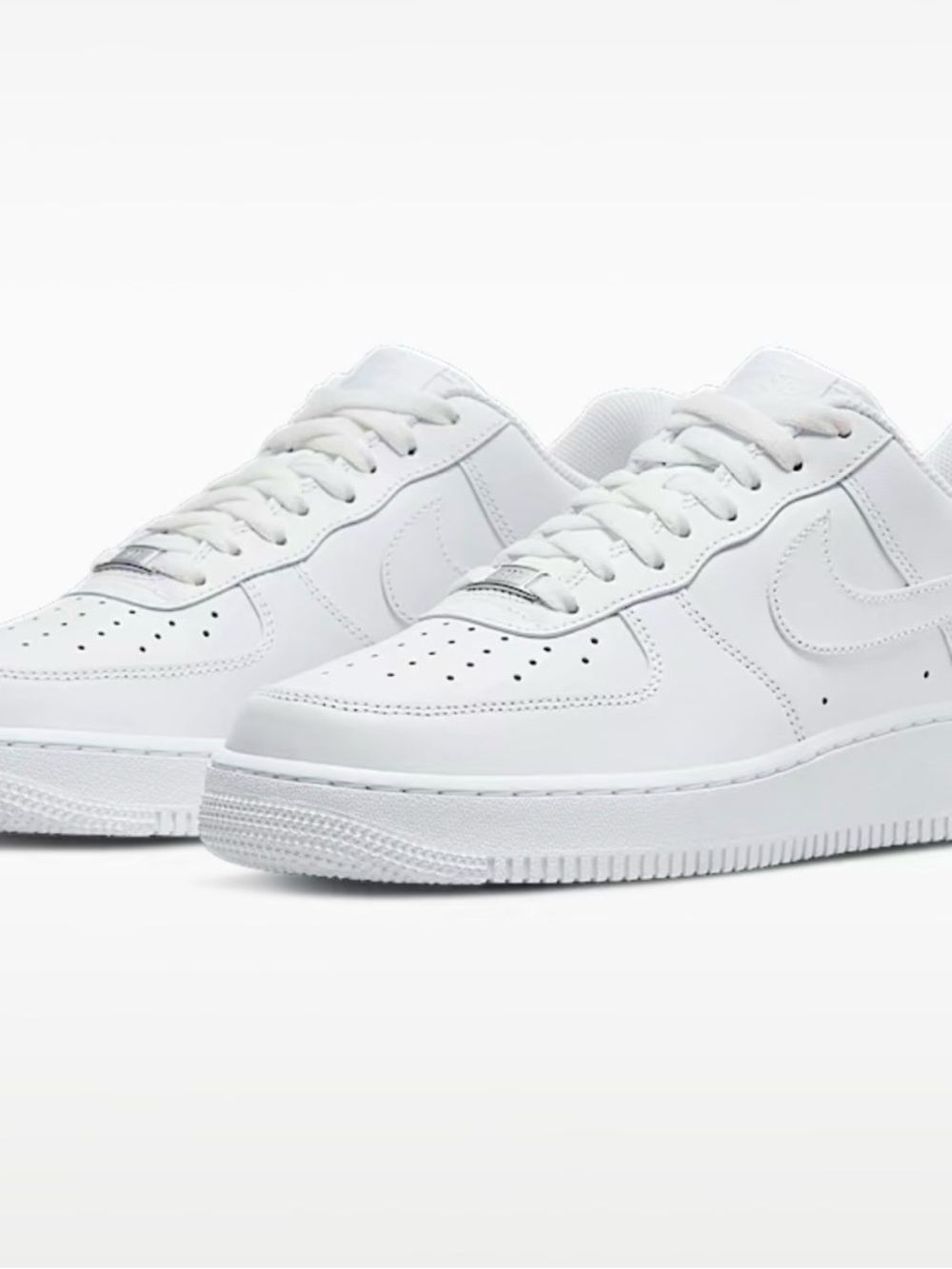 Nike Men's All-White Air Force 1’s